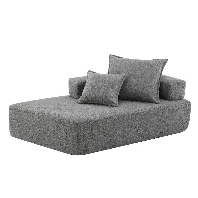 Oversized Modular U Shaped Sectional Sofa,Luxury Boucle Floor Couch,Convertible Compressed Couch,Spacious Foam-Filled Sofa