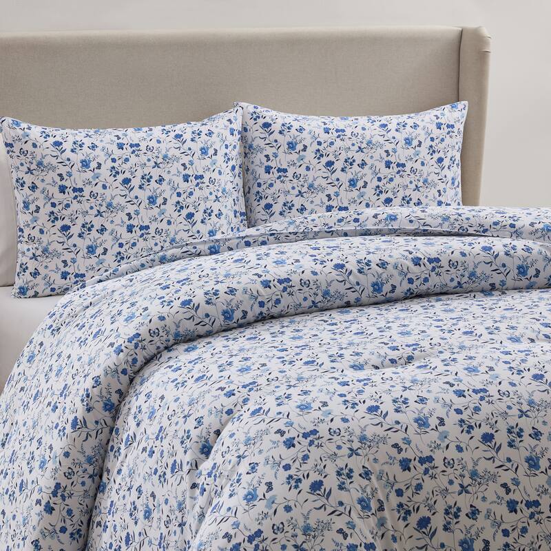 Empyrean Modern Comforter - 3 Piece Floral