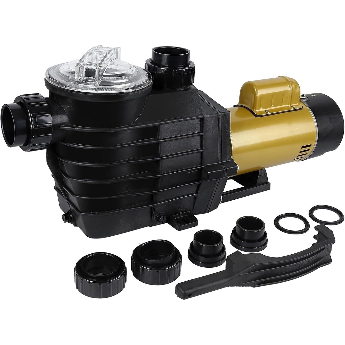 2HP Self-Priming Inground Pool Pump 8896GPH High Flow with Strainer Basket