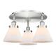 Option Satin Nickel / Matte White