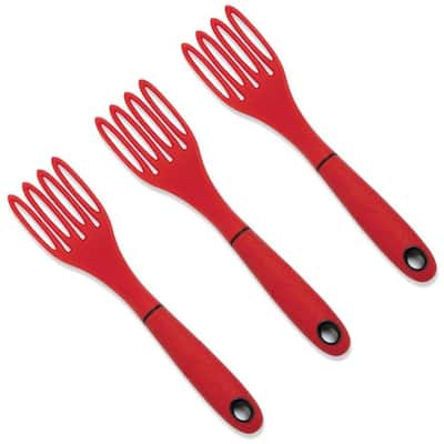 Norpro 8.75" Grip-EZ Fiskie Fork & Whisk Combo Tool - Mix Stir Blend & Fold