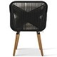 preview thumbnail 15 of 18, 5 Pieces Patio Furniture Chair Sets, Patio Conversation Set With Wicker Cool Bar Table,Ottomans,Outdoor Furniture Bistro Sets