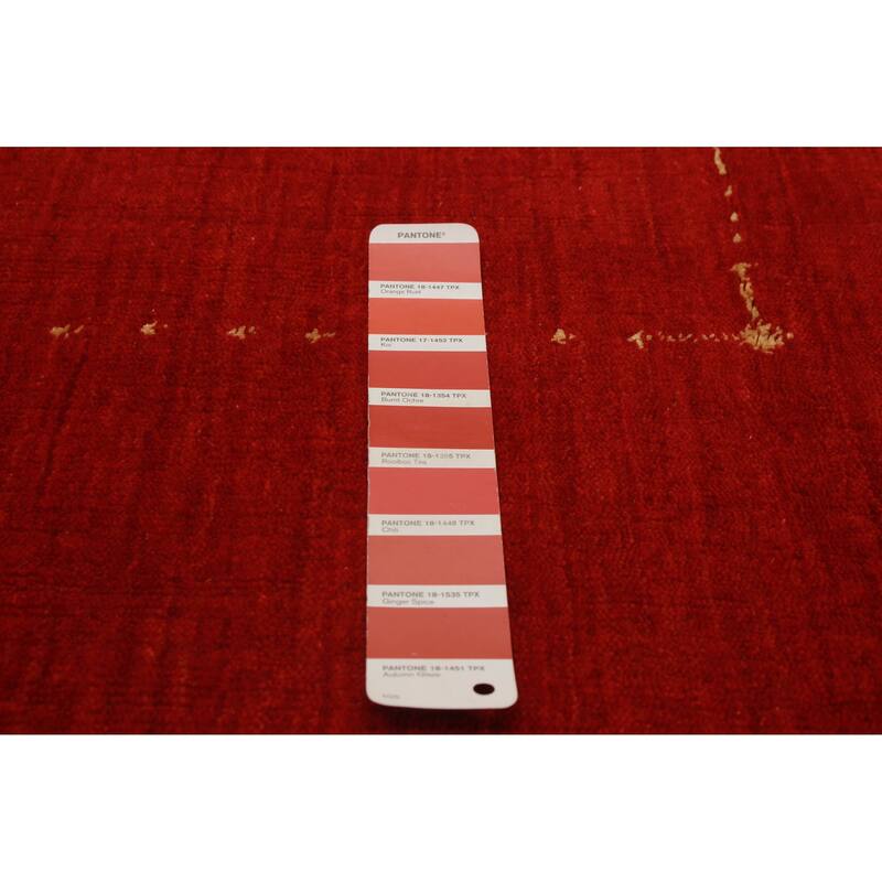 Kashkuli Gabbeh Red Rug 4'8" x 6'4" - 4'8 x 6'4