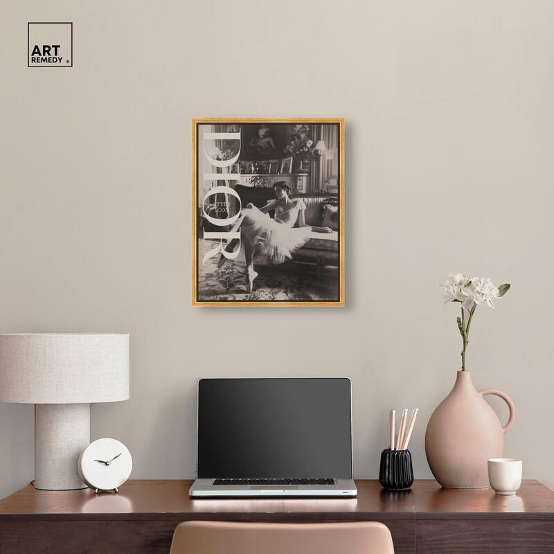 Style Ballerina Cover Canvas by Art Remedy