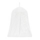 preview thumbnail 6 of 4, White Boho Bohemian Girl 4pc Nursery Crib Bedding Set - Solid Shabby Chic Princess Luxurious Luxury Elegant Vintage Designer