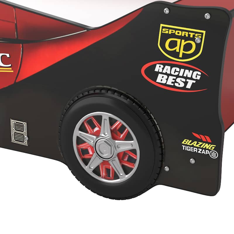 Buckner Mordern Race Car Design Youth Platform Bed by Furniture of America