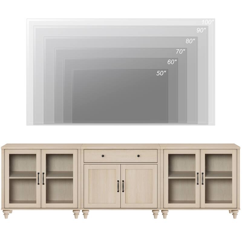 Sideboard Buffet Cabinets with Doors and Drawer