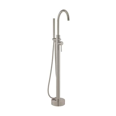 Dieppe Freestanding Bathtub Faucet In Brushed Nickel - 14x37