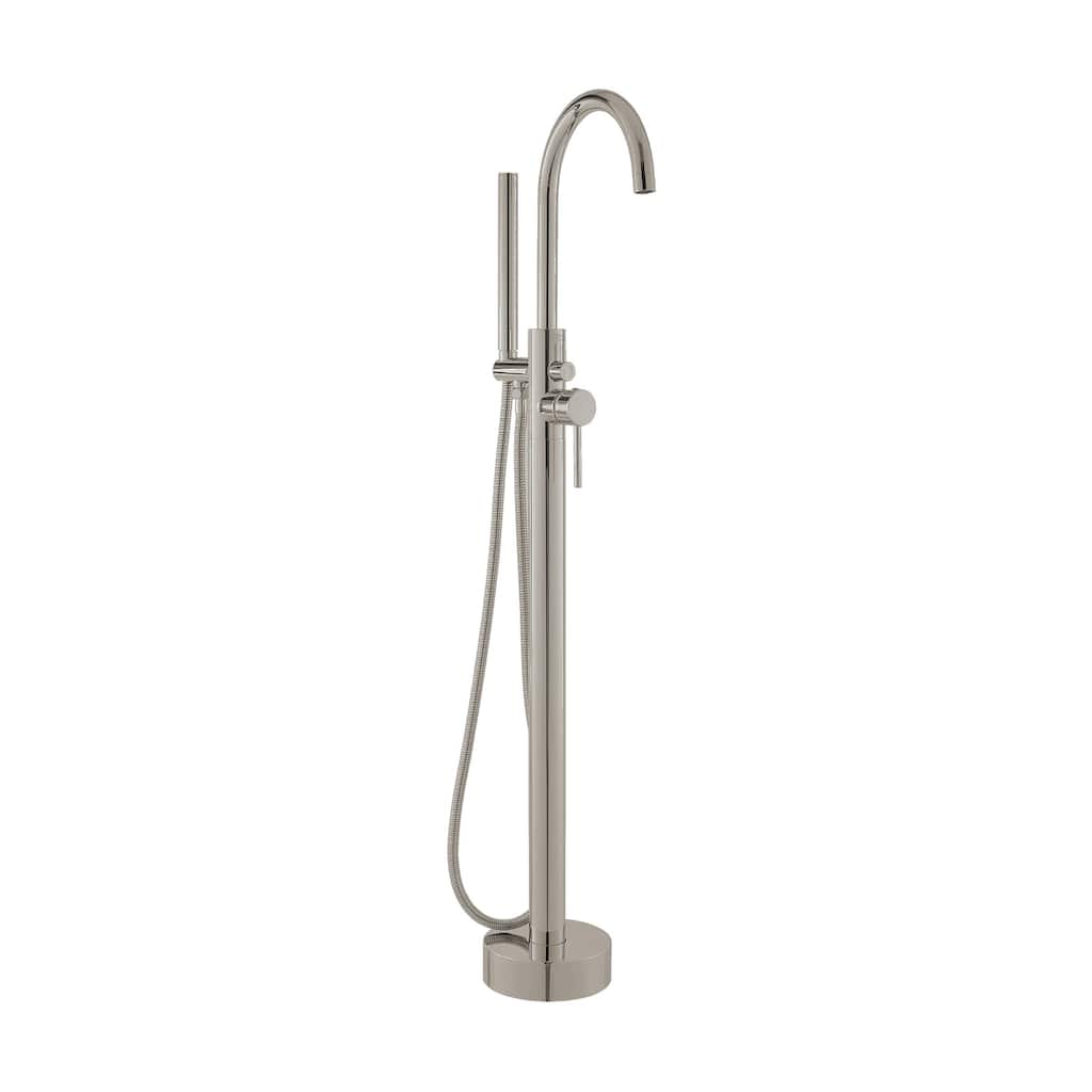 Dieppe Freestanding Bathtub Faucet In Brushed Nickel - 14x37
