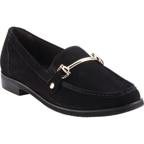 Walking Cradles Women's Wren Loafer Black Nubuck Leather