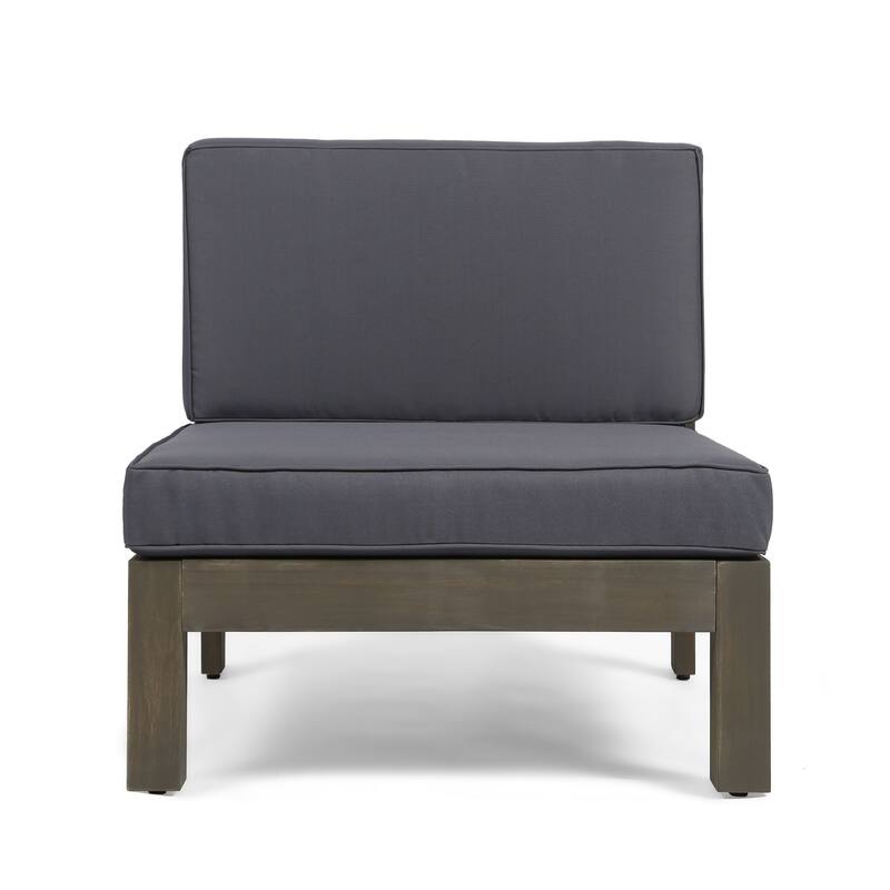 Oana Outdoor 5-seat Acacia Sofa and Club Chair Chat Set by Christopher Knight Home