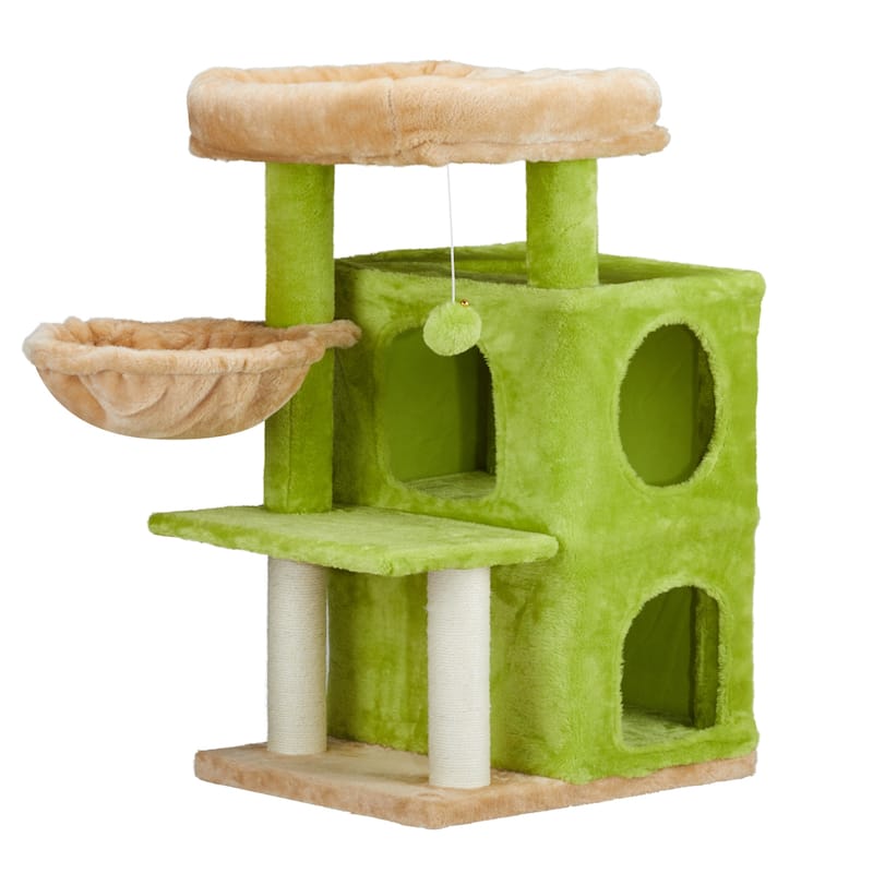 Engaging 33 Inch Cat Tree for Indoor Play and Comfort