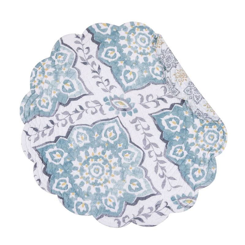 Harlan Round Placemats Set of 6, 17"