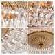 preview thumbnail 14 of 16, Silver Orchid 14-inch Crystal Flush Mount Chandelier