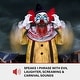 preview thumbnail 4 of 10, Haunted Hill Farm Puddin the Startling Arms Clown by Tekky, Premium Talking Halloween Animatronic, Plug-In or Battery