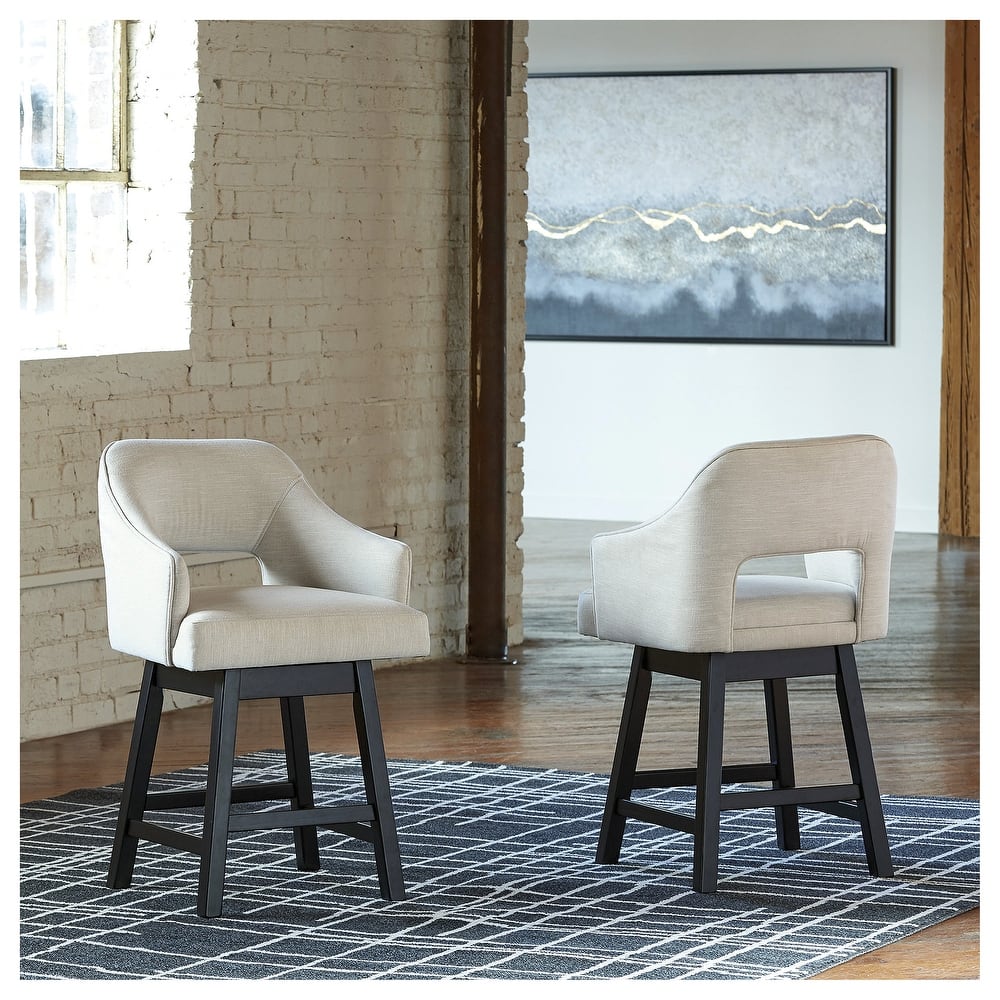 Signature Design by Ashley Tallenger Swivel Bar Stool (Set of 2)