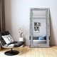 preview thumbnail 7 of 6, Full Length Floor Mirror - Luxury Crystal Surround Full Body Mirror