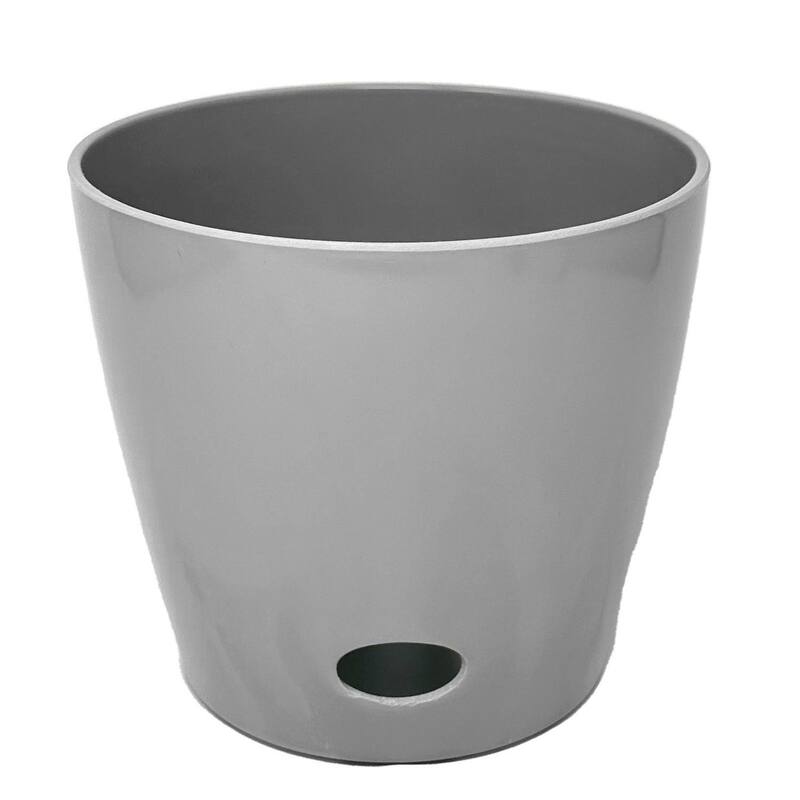 10" Round Self-Watering Indoor/Outdoor Bamboo Pot
