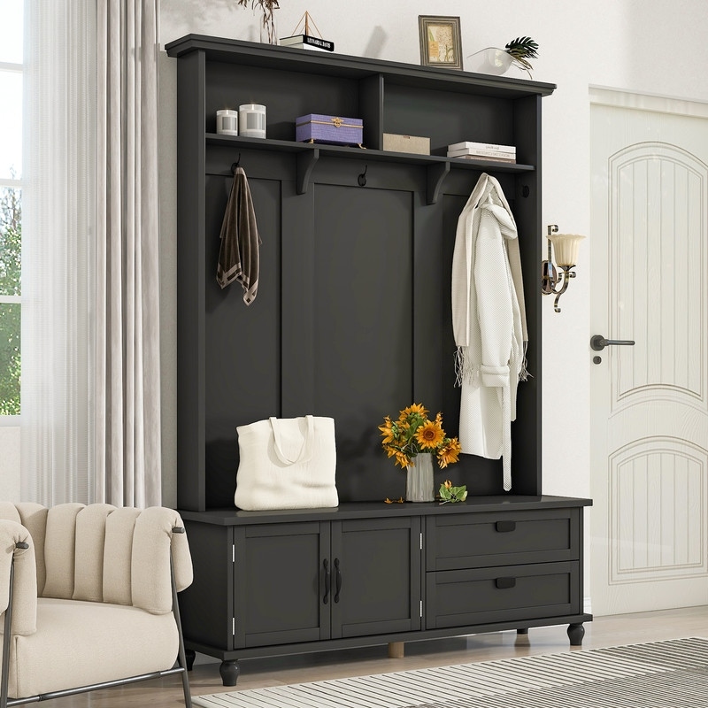 Entryway coat on sale cabinet