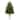 3.5'  Artificial Christmas Tree with 50 Clear Lights in Tower Planter