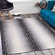 preview thumbnail 1 of 19, Artistic Weavers Kiku Modern Animal Print Area Rug 5'3" x 7'3" - Black