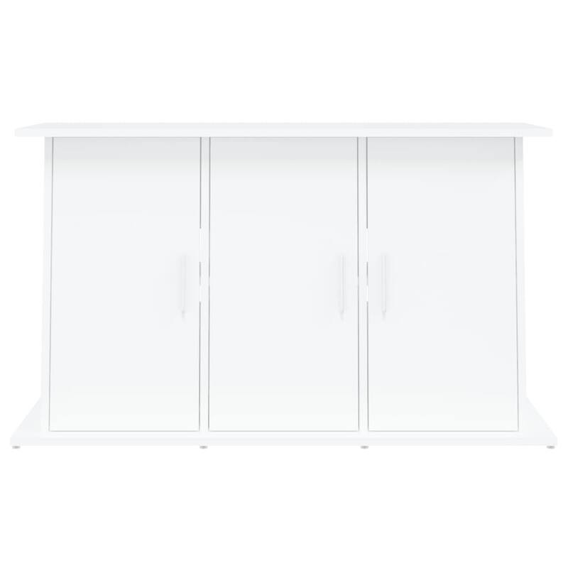 vidaXL Aquarium Stand White Engineered wood 39.8 in x 16.1 in x 22.8 in - 16.1 x 39.8 x 22.8