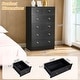 preview thumbnail 51 of 62, 6-Drawer Large Dresser For Bedroom And Chest Of Drawers With Sturdy Construction Wood Storage Organizer For Closet
