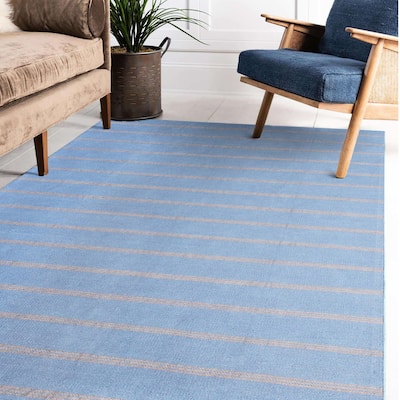 Sevita Striped Jute Area Rug