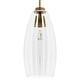 preview thumbnail 2 of 5, Hunter Rossmoor Luxe Gold 1 Light Pendant w/ Clear Glass - Kitchen, Dining Room, Foyer - Formal, Modern - Designer!