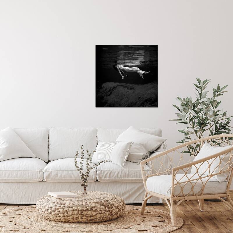 Woman In Water Print On Acrylic Glass by Toni Frissell