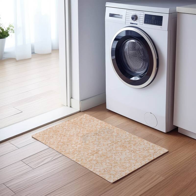 Machine Washable Indoor/ Outdoor Chantille Traditional Medallions Rug