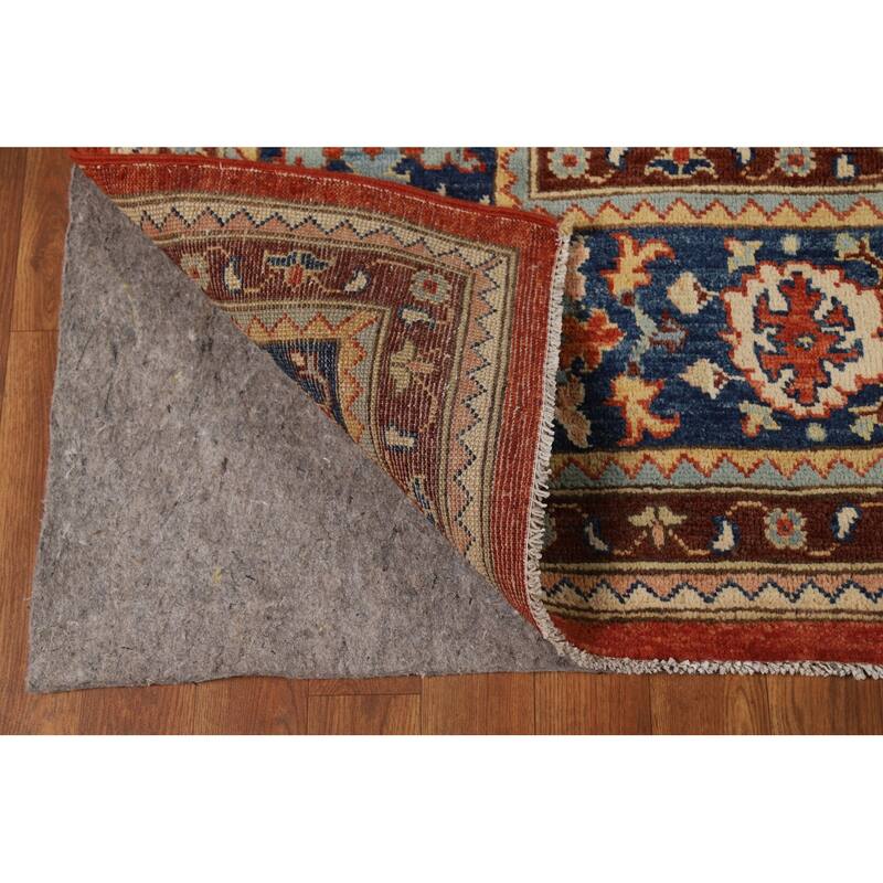 Blue & Orange Sultanabad Vegetable Dye Rug Hand-Knotted Wool Carpet - 8'11" x 12'2"