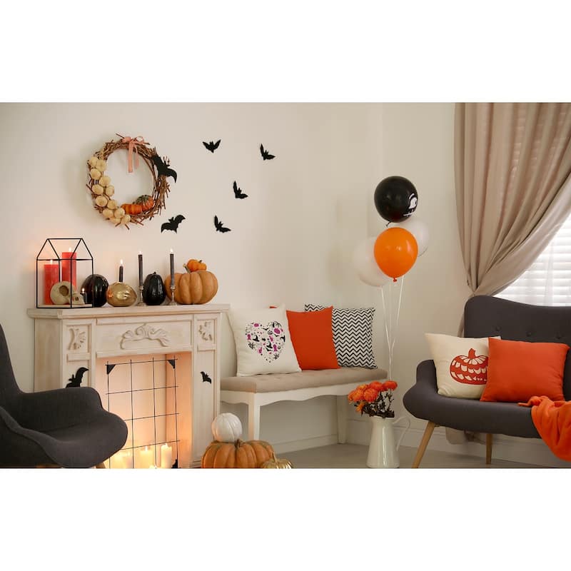 Halloween Heart Accent Pillow