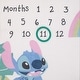 preview thumbnail 2 of 2, Disney Stitch Photo Op Milestone Baby Blanket