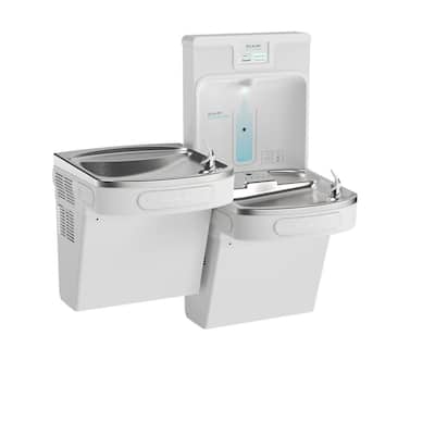 Elkay LZSTL8WS ezH2O Bi-Level Wall Mounted Drinking Fountain with