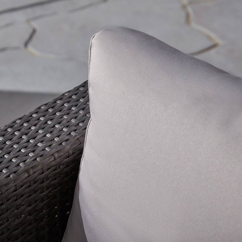 Santa Rosa PE Wicker/ Aluminum Outdoor 7-Seat Sofa Dining Set by Christopher Knight Home