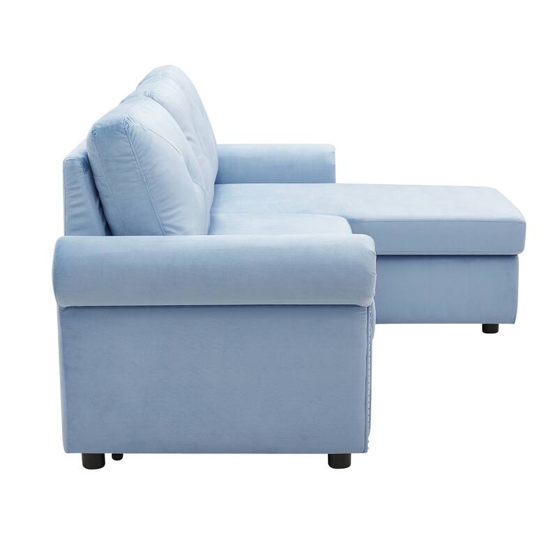 83" L-Shape Sectional Sofa with Storage Chaise