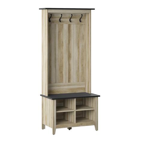 Hall Tree with Storage Bench