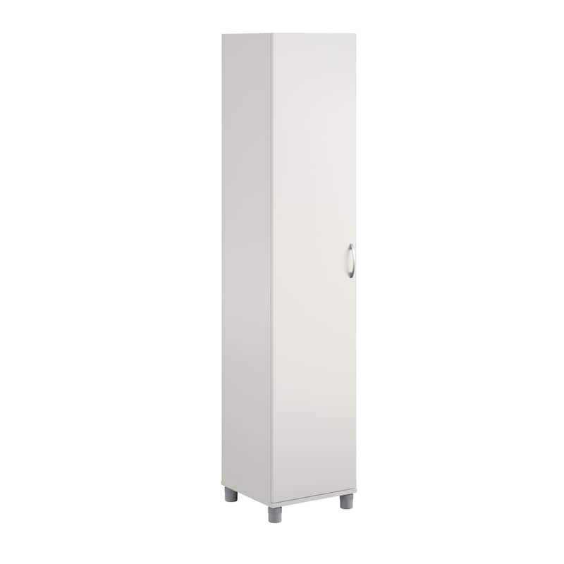 Systembuild Evolution Lonn 16" Wide Utility Storage Cabinet - White