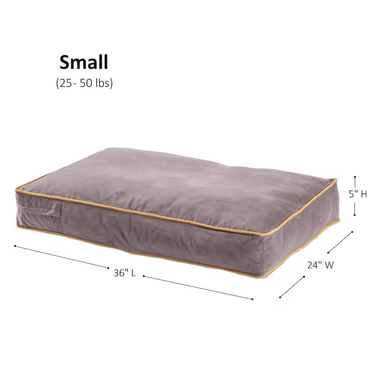 Happy Hounds Busby Smoke Pillow Style Dog Bed
