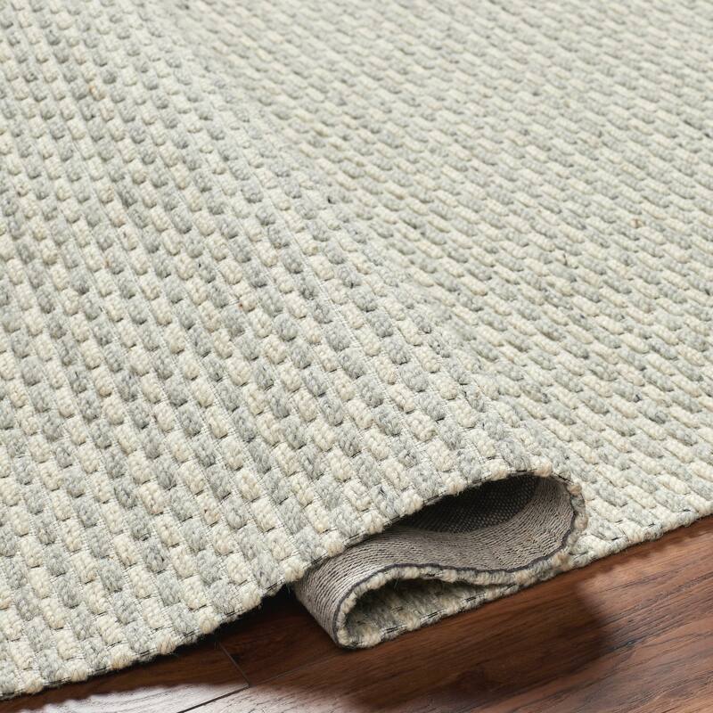 Abercom Handmade Casual Farmhouse Wool Area Rug