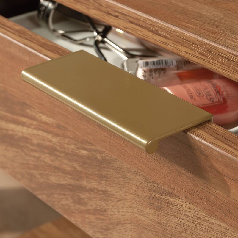 Wood Vanity with Chic Storage, Brown - 47.32" W x 16.77" D x 49.45" H