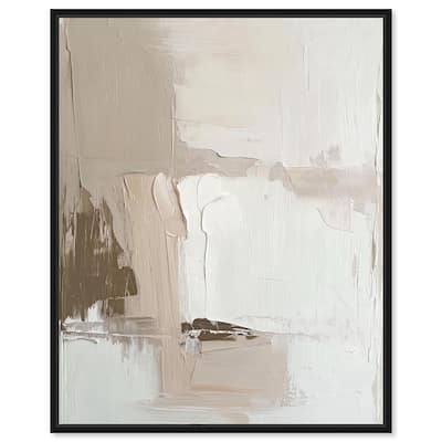 Pale Textured Silence I Canvas by Art Remedy