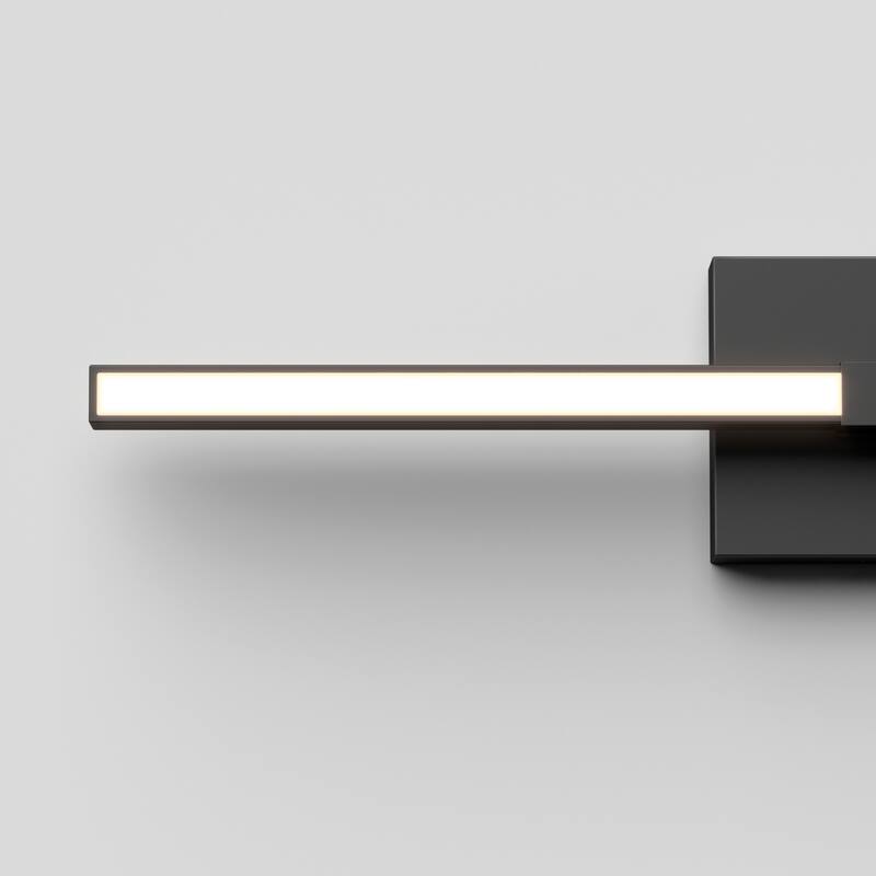 Artika Convertible Pro Modern Vanity Light Fixture, Matte Black