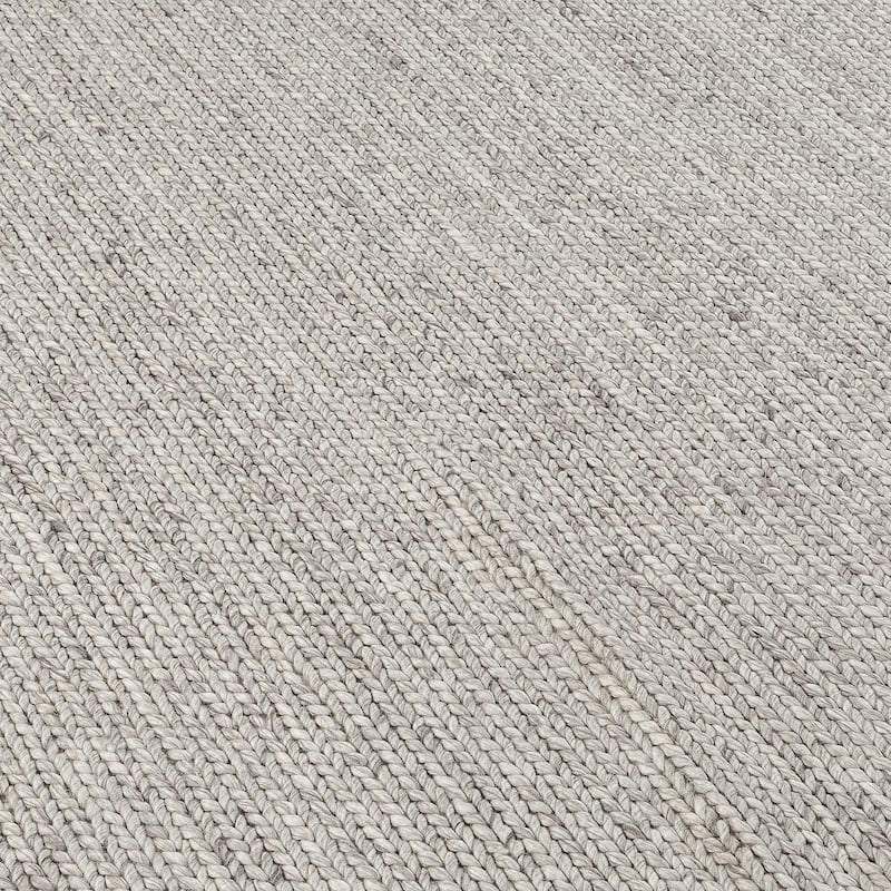 Ben Soleimani Braided New Zealand Wool and Viscose Hand Woven Rug