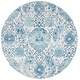 preview thumbnail 86 of 111, SAFAVIEH Madison Belle Boho Glam Paisley Pattern Area Rug 10' Round - Cream/Turquoise - Round