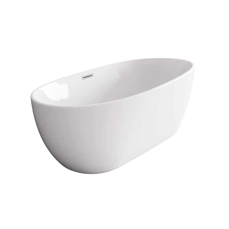 Adler Soaking Bathtub in Glossy White