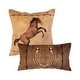 preview thumbnail 1 of 4, Donna Sharp Cowboy Cotton 2PC Decor Pillow Set Accent - Cotton