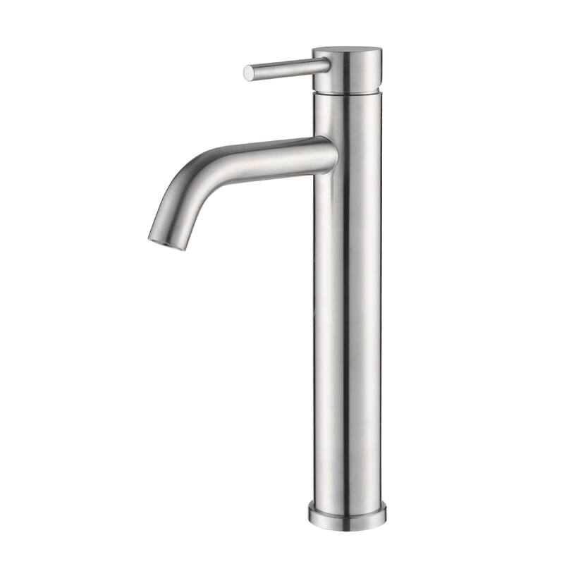 Modern Tall Vessel Single Handle Bathroom Sink Faucet with Controllable Flow and Temperature, Anti Corrosion and Anti Rust