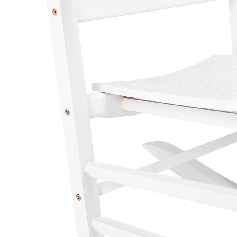 Outdoor Simple Style Wooden Rocking Chair